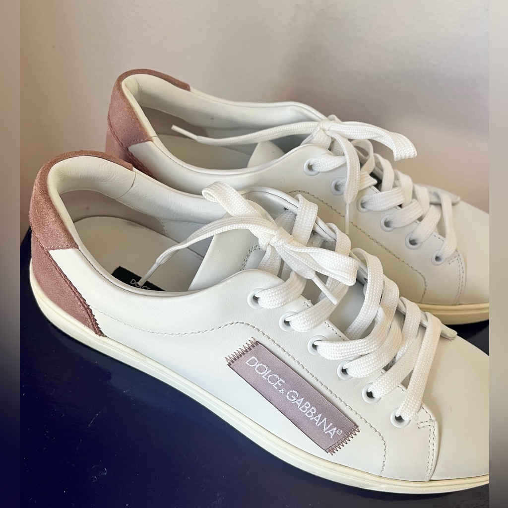 Dolce & Gabbana Leather Sneakers Sz 9.5 Us/ 40uk Worn Once